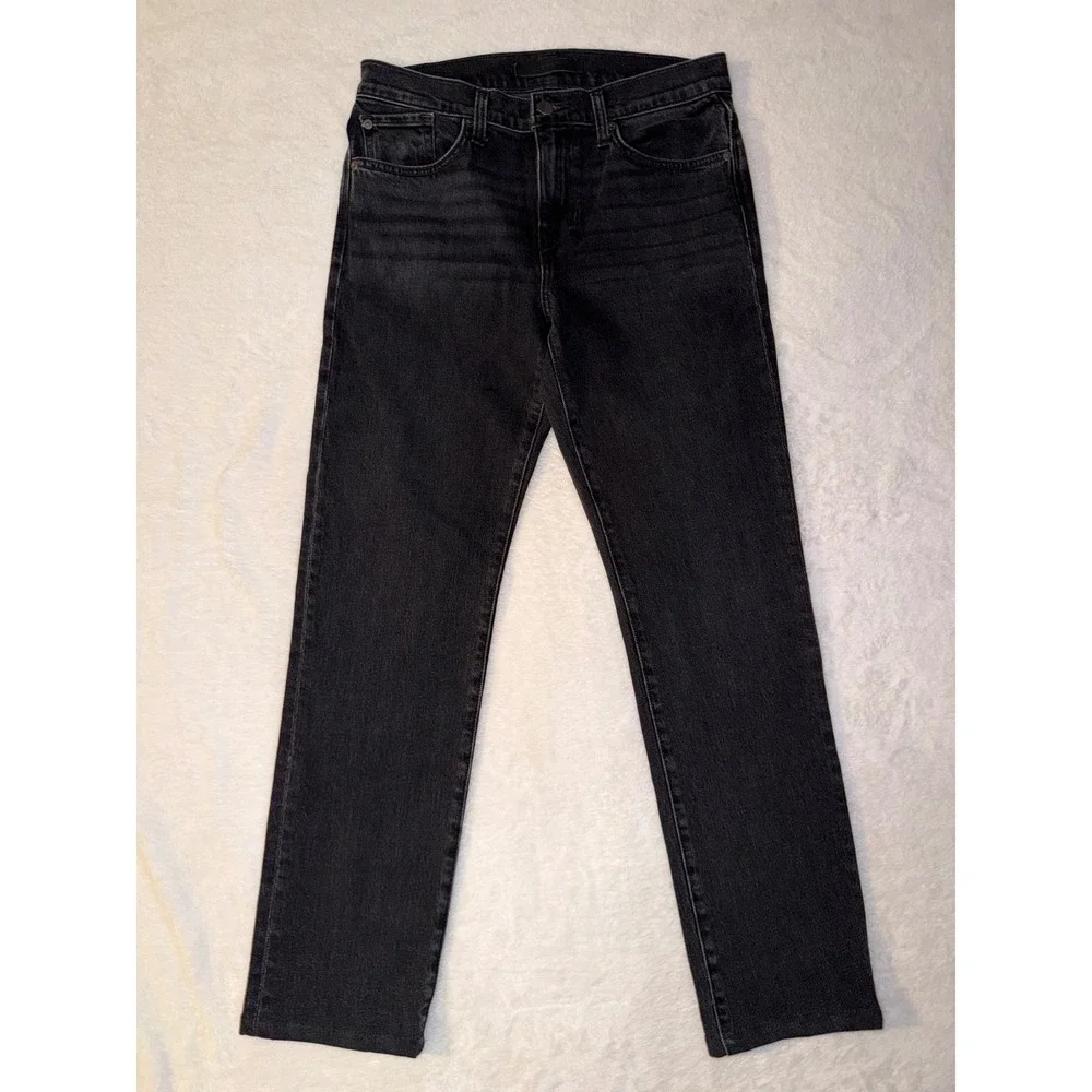 Joes Jeans The Brixton Straight Narrow Orren Faded Black Denim Mens 30